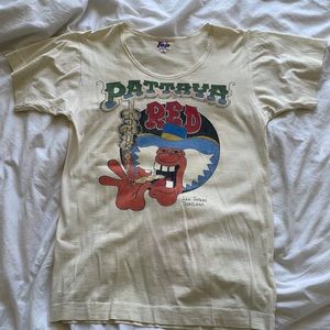 Vintage Handpainted Tee from Thailand